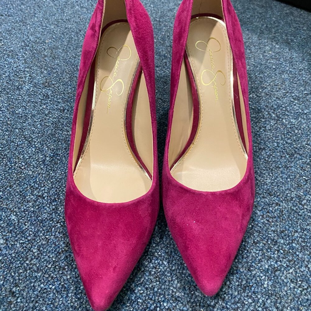 Jessica Simpson Purple High Heels